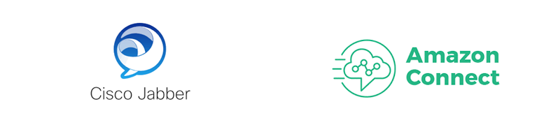 Cisco Jabber and Amazon Connect logo
